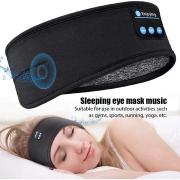 Fone Bluetooth Earphones Sports Sleeping Headband Elastic Wireless Headphones Music Eye Mask Wireless Bluetooth Headset Earbuds