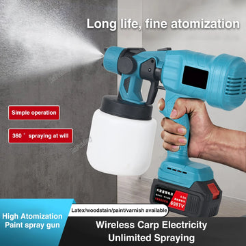 Cordless Electric Spray Gun Paint Sprayer