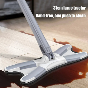 X-Type Squeeze Mop 6Pcs Reusable Microfiber
