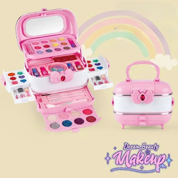 Princess Cosmetic Toy Set Kids Makeup Kit for Girl Beauty Set NonToxic Safe Birthday Gift Washable Fashion Makeup Toy