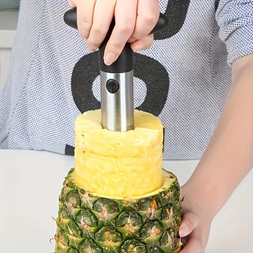 Pineapple Corer and Slicer, 9.4 Inch Stainless Steel with Easy Grip Handle,