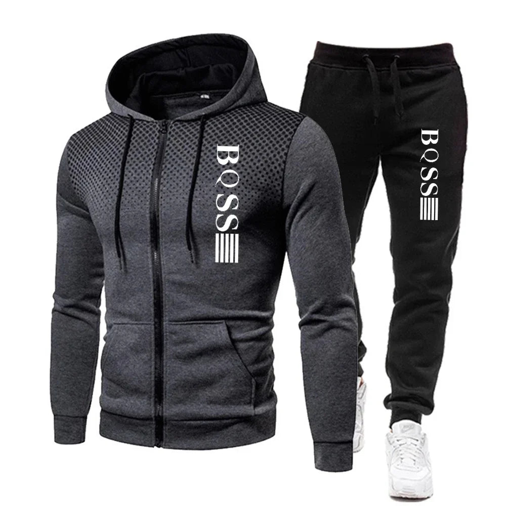 Hooded Sweatshirt and Sweatpants