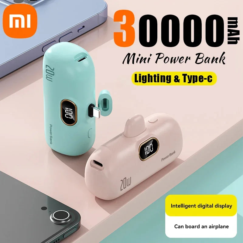 Xiaomi Mijia 30000mAh Mini Portable Power Bank For Android and iPhone 16