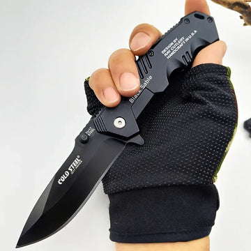 Folding Knife High hardnessTactical Survival Knife Outdoor Self-defense Knife Hiking Hunting Pocket Knife