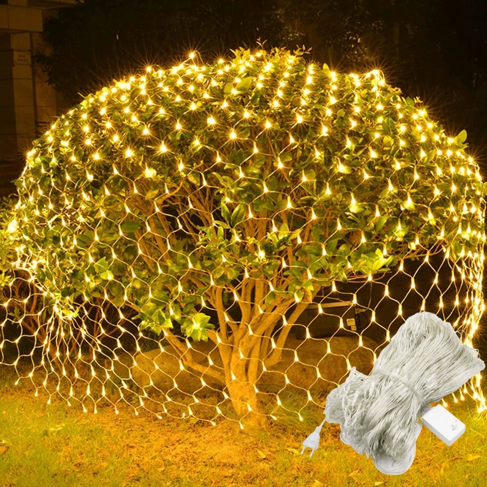 Outdoor Waterproof Curtain String Lamp 110V 220V Xmas Wedding Party  Decor