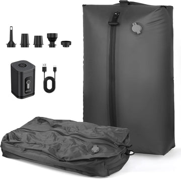 Travel Vacuum Storage Bags with Inflate and Extract Air Pump