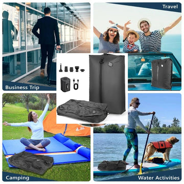 Travel Vacuum Storage Bags with Inflate and Extract Air Pump