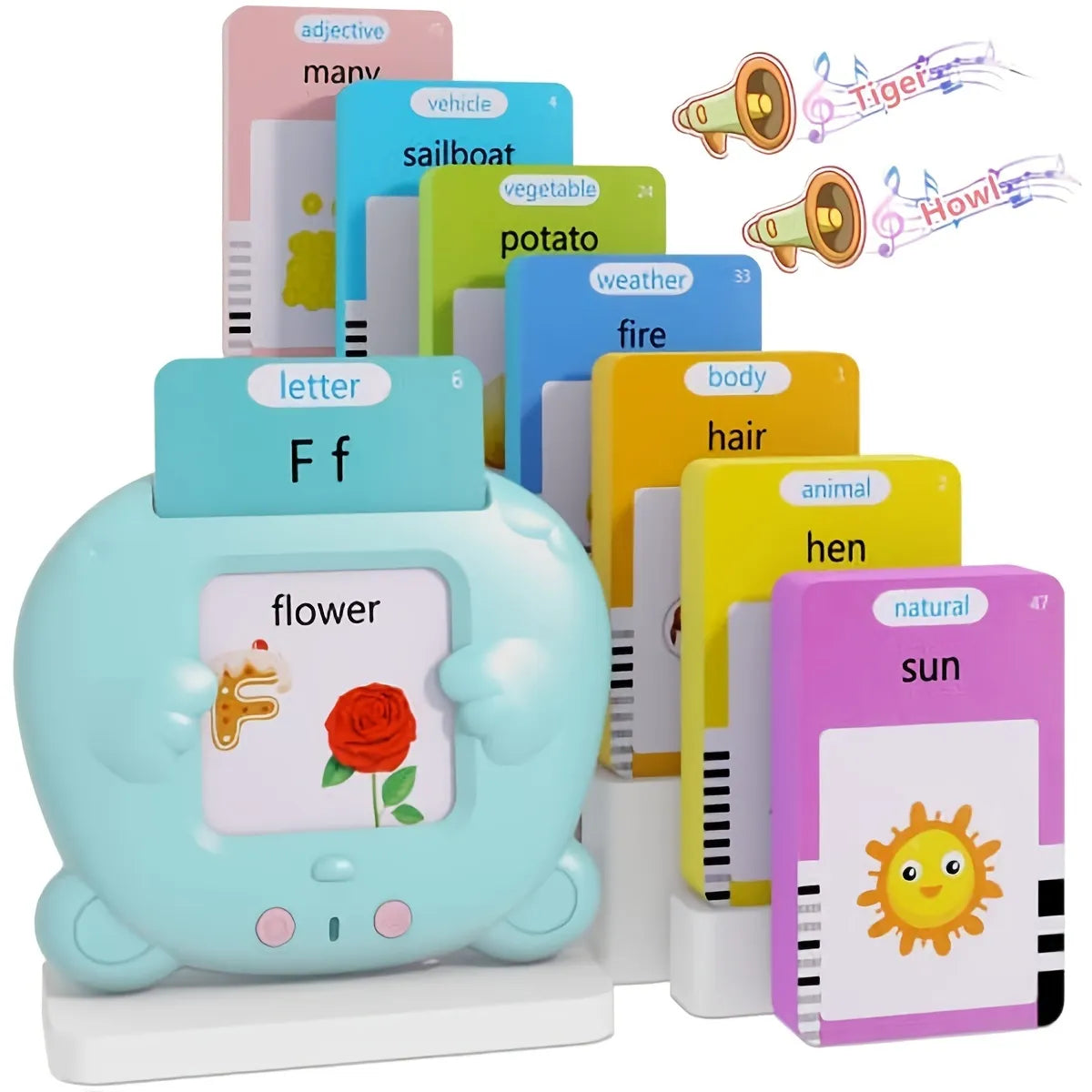Learning Machine for Kid Talking Flash Cards Kindergarten Kids Language Electronic Audio Book Learn English Words Toys
