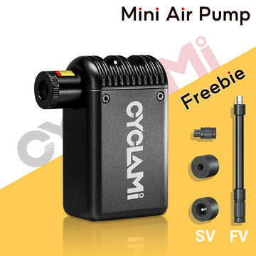 CYCLAMI Mini Plus Portable Pump for Bicycle-Cordless Air Inflator