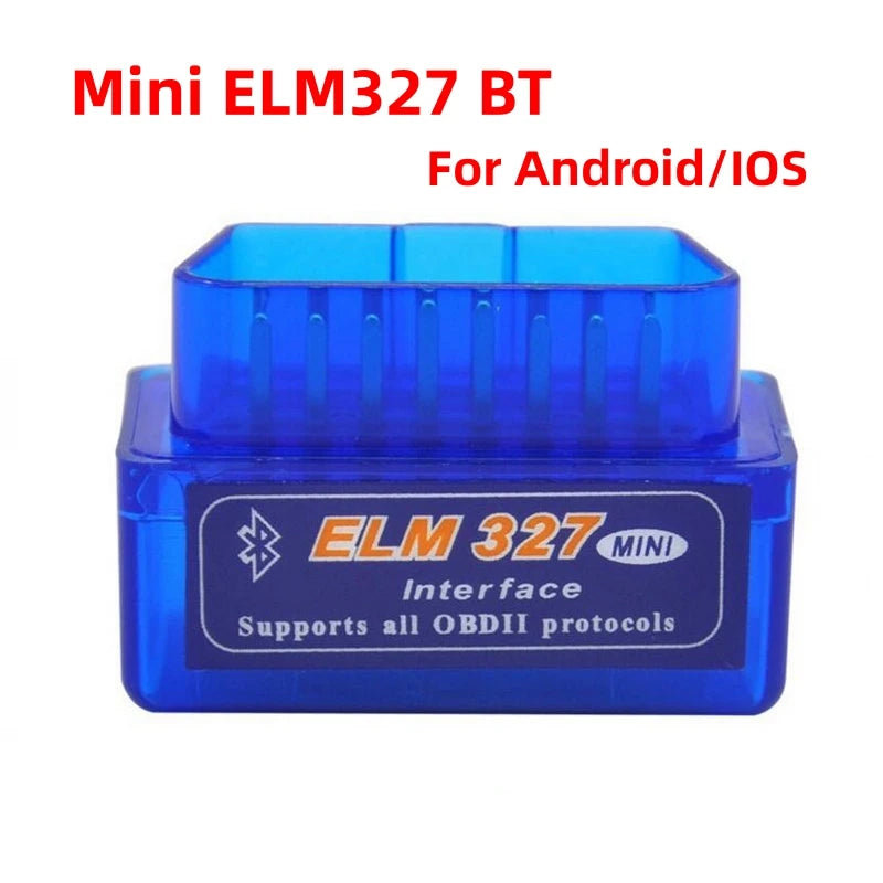 New Mini ELM327 Bluetooth V2.1 OBD2 Auto Car Diagnostic Scanner ELM 327 Bluetooth For Android/IOS ODB2 Scan Code Reader OBD2