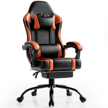Gaming Chair with Footrest.