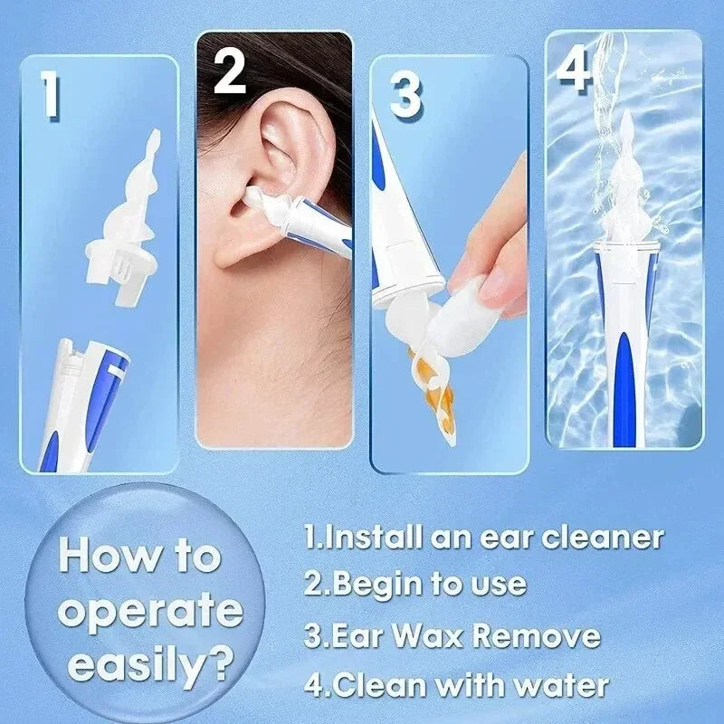 Ear Wax Remover Tool-Ear Cleaner With Soft Silicone.