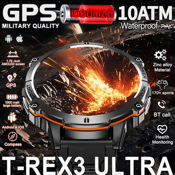 New Outdoor Military Smart Watch Men-Waterproof.