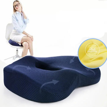 Office Chair Cushion Long-sitting Winter Memory Massage Lumbar Orthopedic Pillow Buttock Protection Hip Butt Hemorrhoids Seat Pa