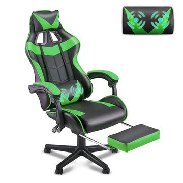Ergonomic Adjustable Gaming Chair with Footrest And Headrest