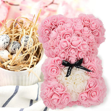 1pc Rose Bear Romantic Creative Gifts For Valentines Day Mothers Day Anniversary Wedding