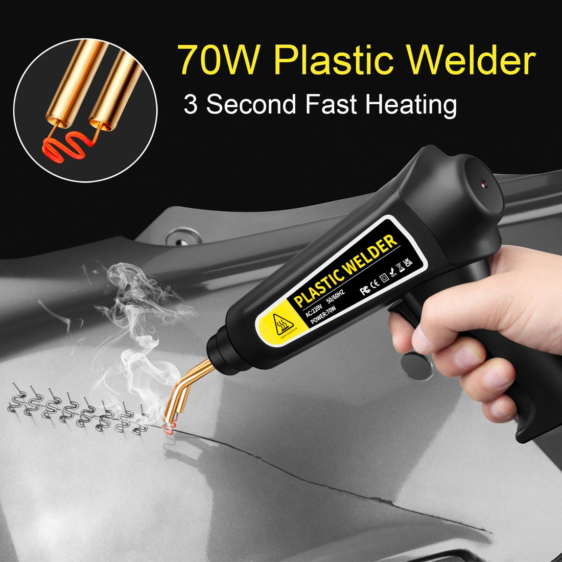 New Heat Gun Plastic Welding Machine Bumper-Stapler Plastic Welder